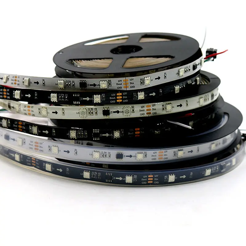 Адресная Светодиодная лента 30 светодисветодиодный s/m 12 В WS2811 цифровая RGB