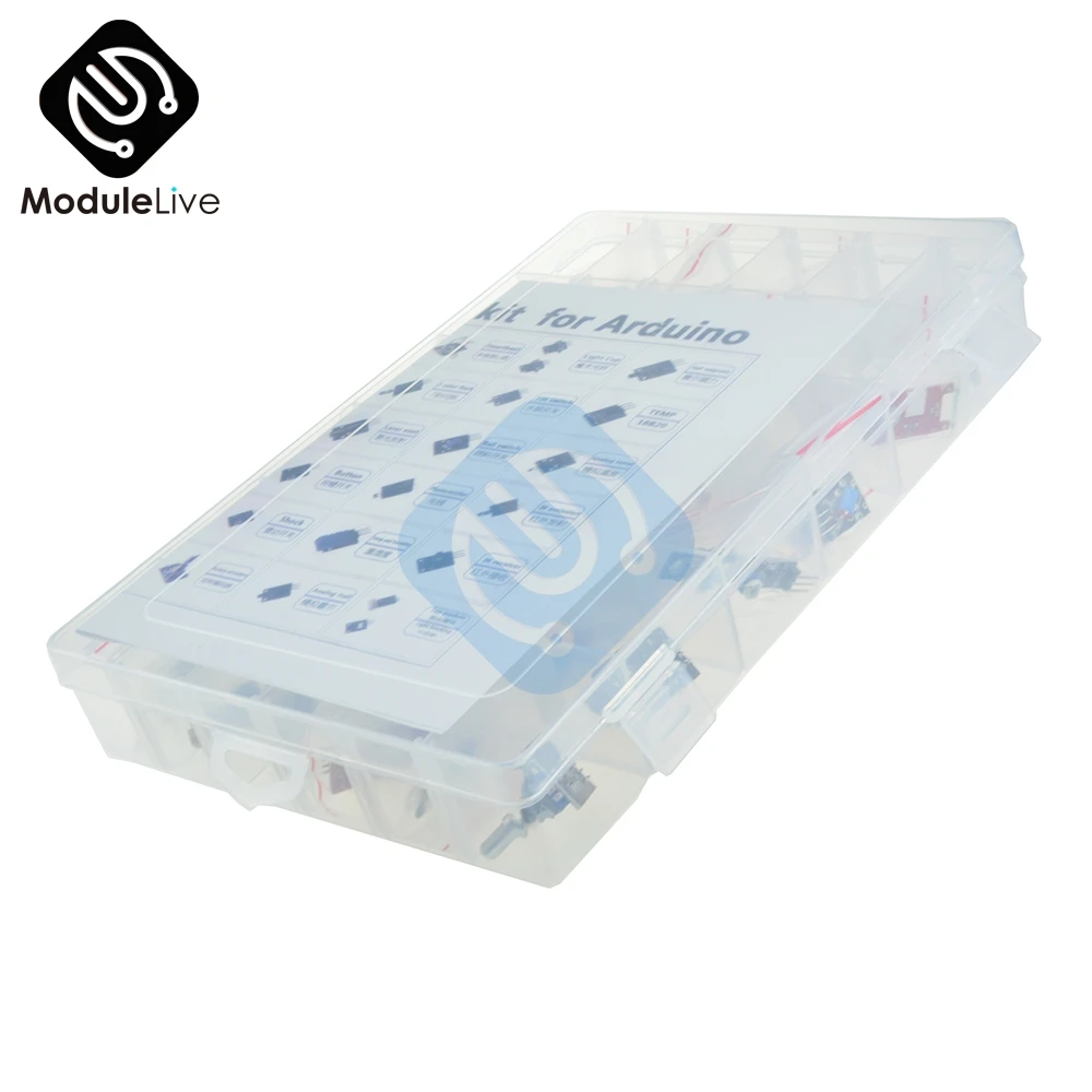 Набор сенсоров 37 в 1 для Arduino Raspberry Pi начинающих Обучающие клавиши сенсор s модуль с