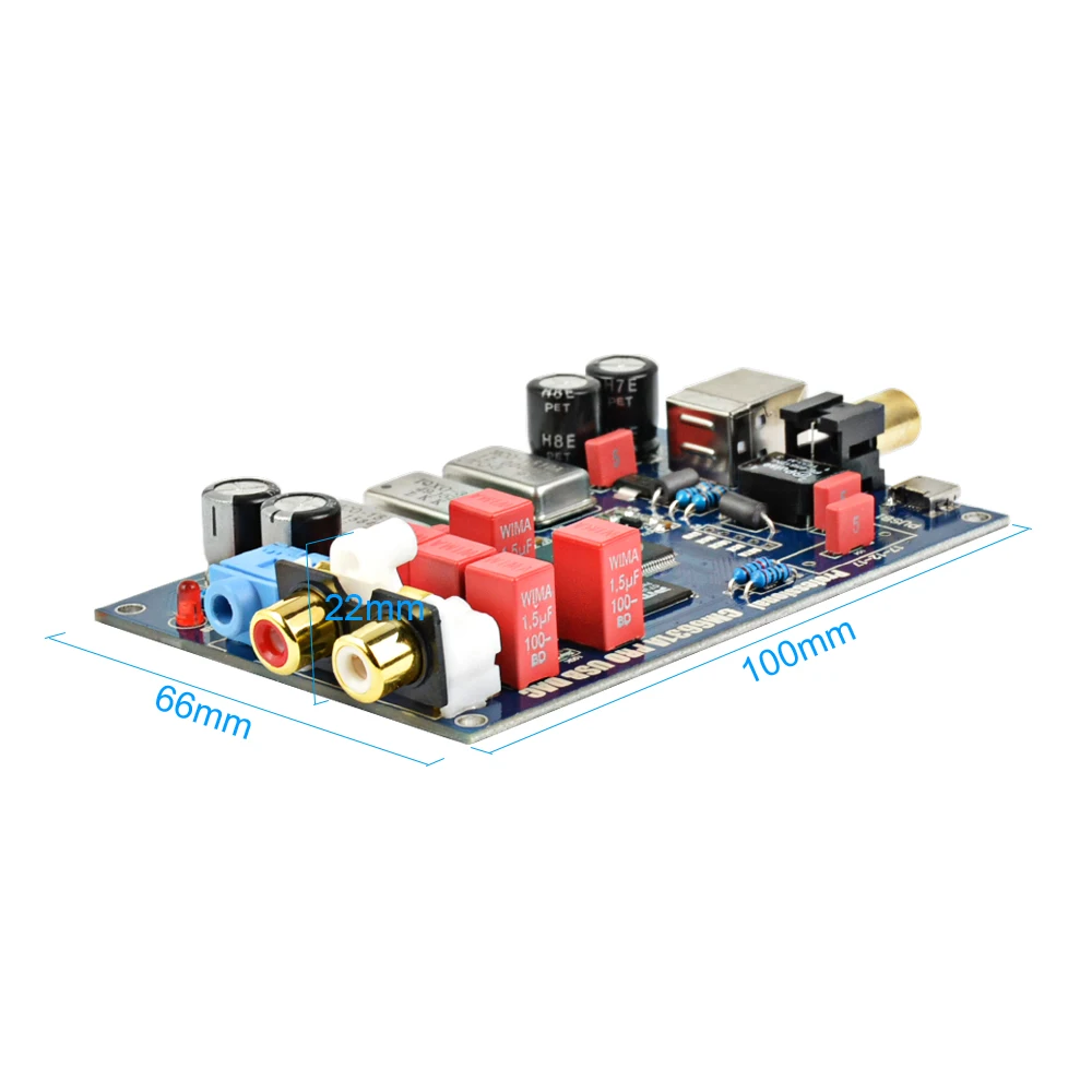 2017 CM6631A цифрового интерфейса 32/24bit 192 К звуковая карта USB I2S/SPDIF коаксиальный Выход