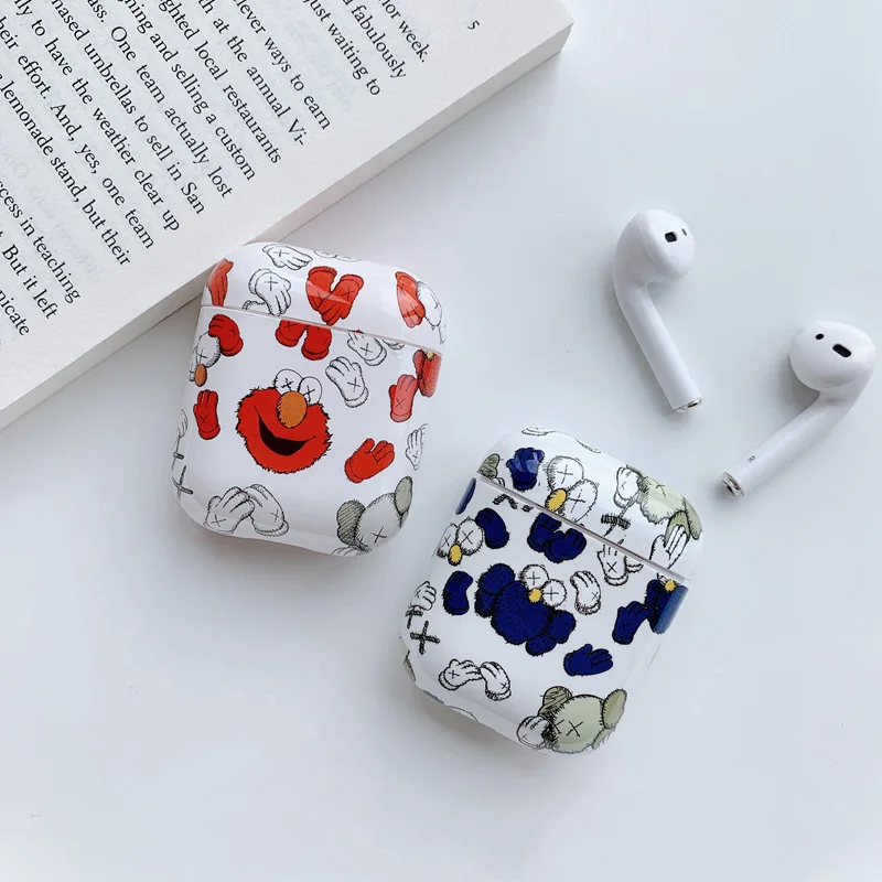 Силиконовый чехол для airpods милый чехол для наушников для AirPods крышка мультфильм Bluetooth наушники аксессуары для Apple Airpods чехол для наушников