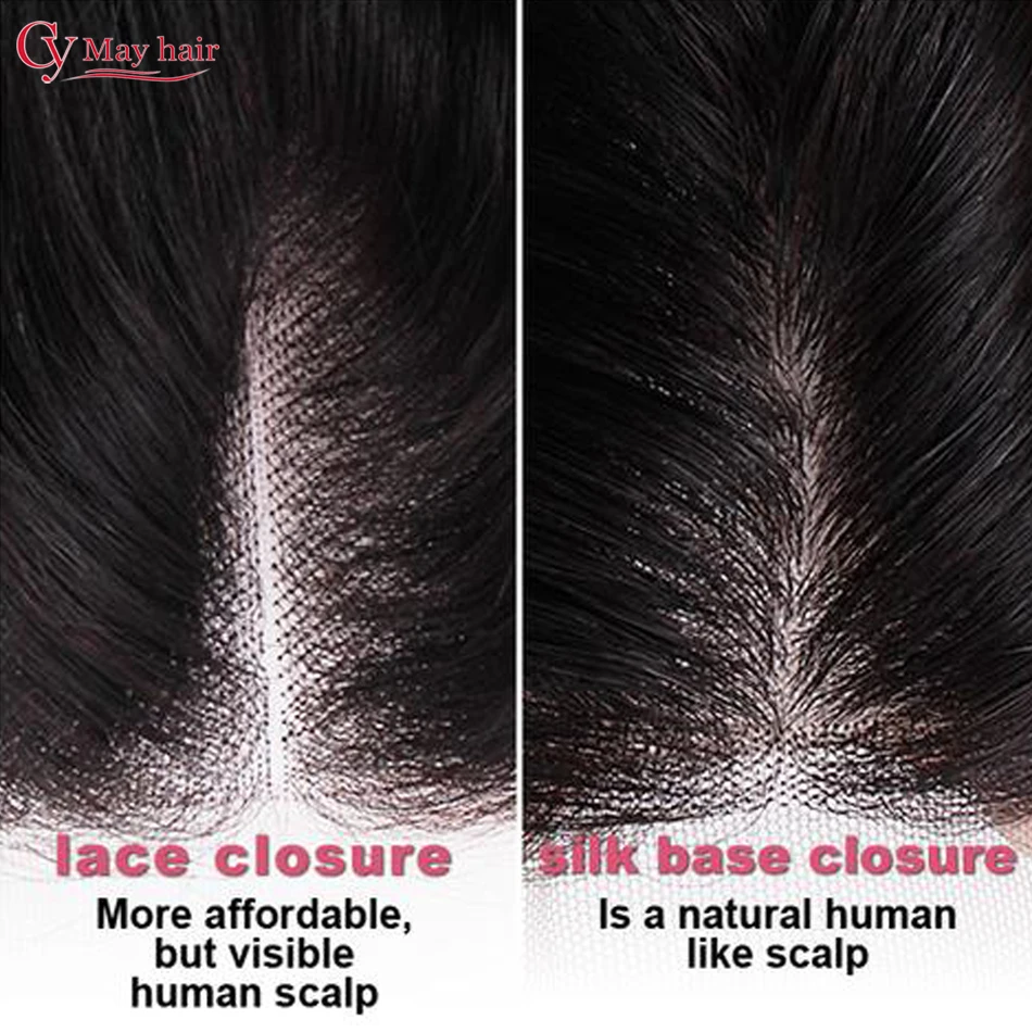 Аннабель Волос Бразильский Шелковый База Закрытие 4*4 Девственные Волосы Кружева