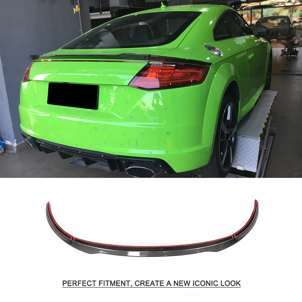 Задний спойлер багажника крыло багажника губы для Audi TT TTS TTRS база Coupe Кабриолет углеродного волокна/FRP