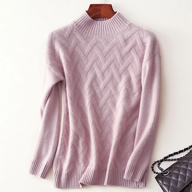 2017 г. женские осенние кашемировые пуловеры и свитеры Водолазка Длинные рукава с