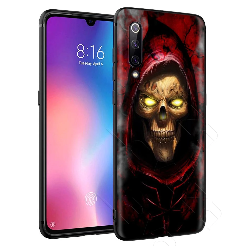 Grim Reaper Skull Skeleton Case for Xiaomi Redmi Note 8 9 9S K30 Pro MI MAX 3 6 SE A1 A2 A3 10 Lite Plus 8A F1 |