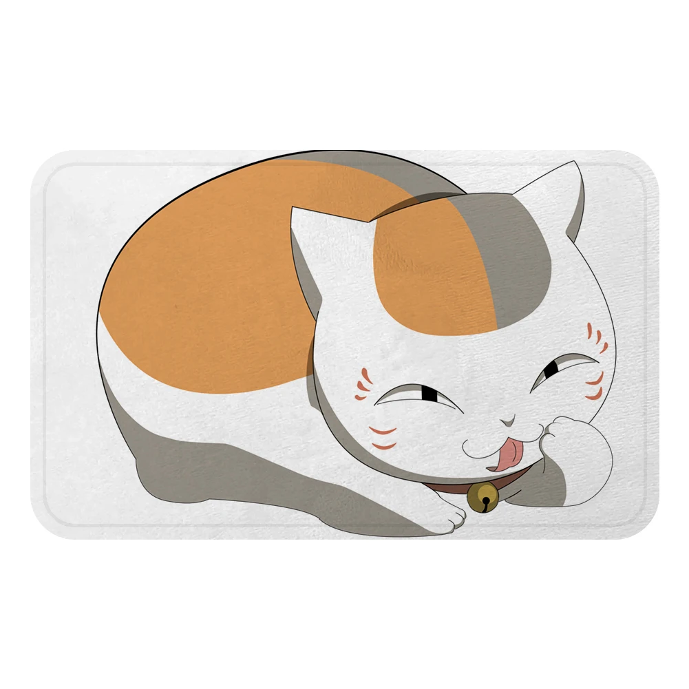 Нацумэ Yuujinchou мультяшный Кот аниме крутой коврик для ванной декоративные