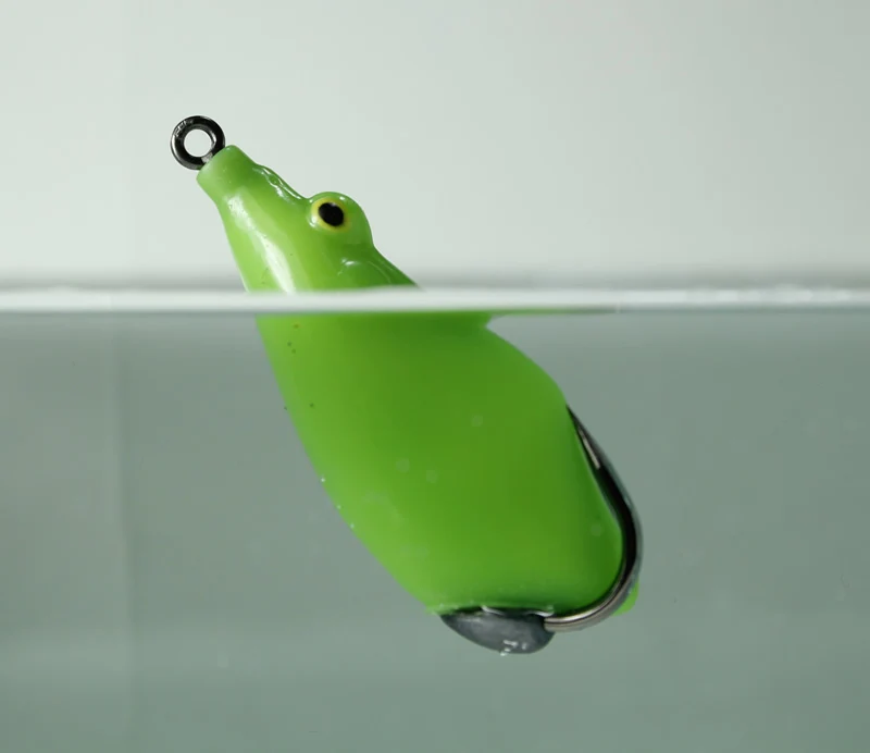 Рыболовные приманки Sharp открывающим стопу охотник лягушки 14g 55 мм двойной крючок