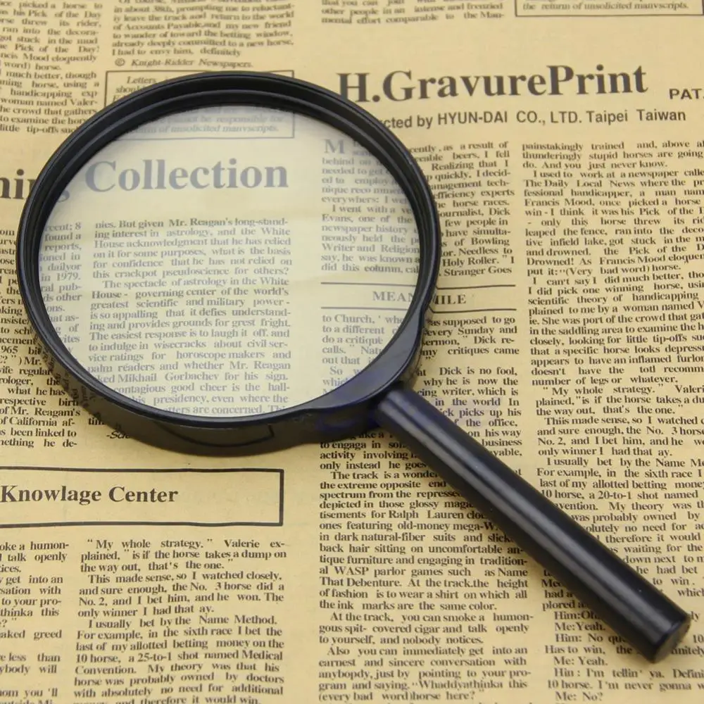 5X100 мм Ручная лупа для чтения увеличительное стекло ювелирные изделия в виде