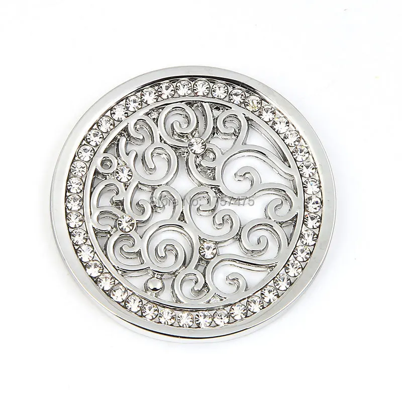 TDIYJ новая моя монета 33 мм сплав винтажные локоны Кристалл Монета диск для рамки