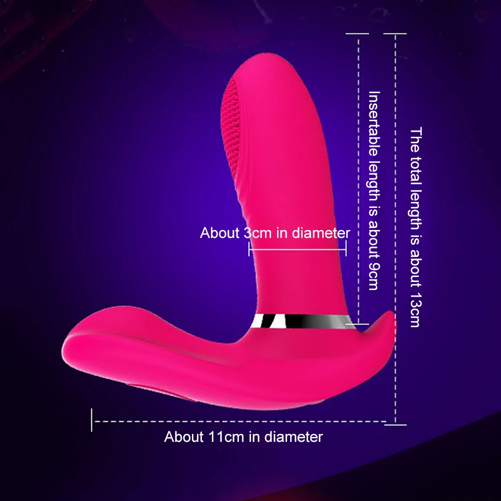 Дистанционное управление беспроводной вибратор Дилдо 7 скоростей G spot с usb