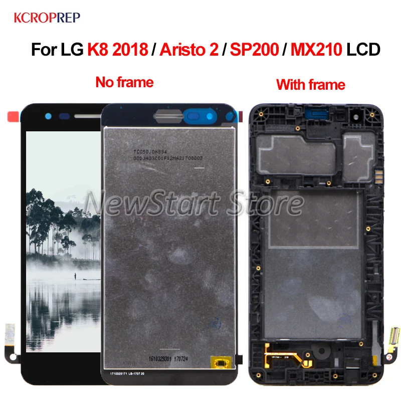 Для LG K8 2018 LCD дисплей кодирующий преобразователь сенсорного экрана в сборе 5 0