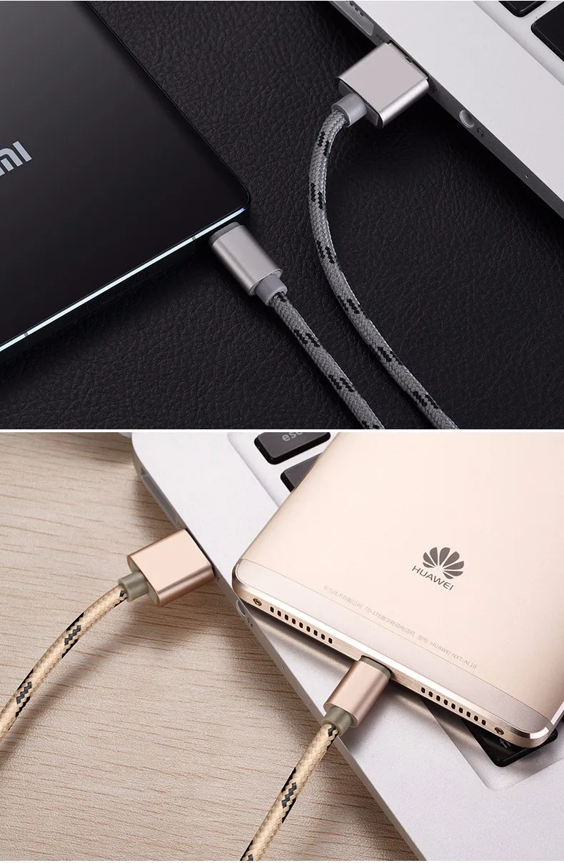 Прочный Плетеный тканевый кабель Micro USB 2A 0,25 см 1 м 2 м 3 м Быстрая зарядка кабели для передачи данных для samsung huawei Xiaom android смартфон