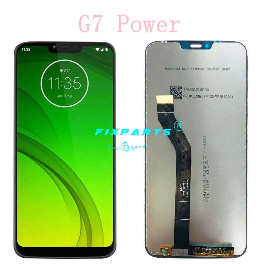 Оригинальный для Motorola Moto G7 XT1962 LCD Play дисплей сенсорный экран Сенсорная панель