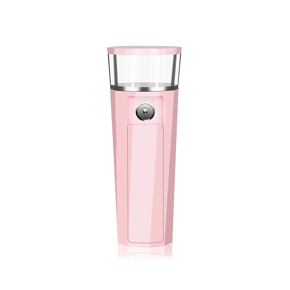 pink AOPHIA пароварки для лица портативный нано распылитель тумана для лица распылитель для тела Удобный USB увлажнение парохода уход за кожей мини-спрей для лица - Цвет: pink