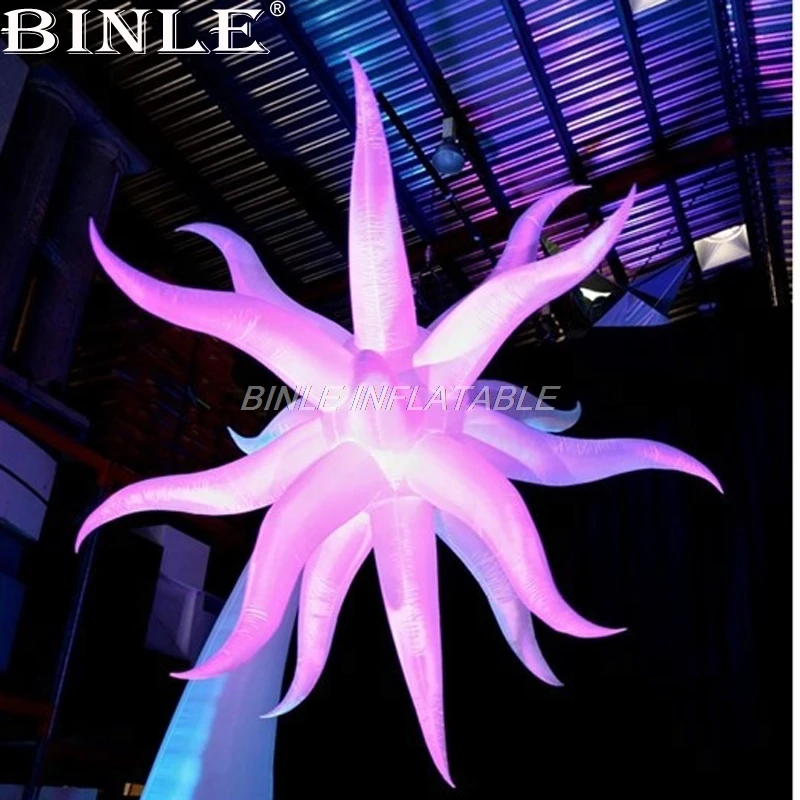 Гигантская 2.5mD multangular освещение сценическая светодиодная надувная звезда для