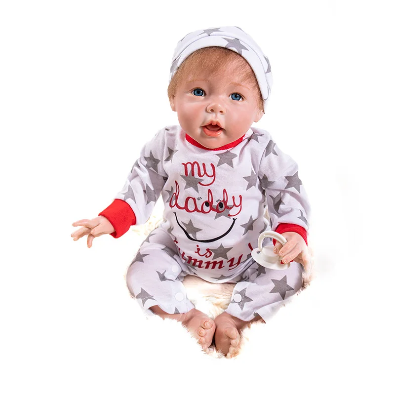 50 см Реалистичная кукла Reborn Baby 20 дюймов Спящая принцесса для девочек силиконовая