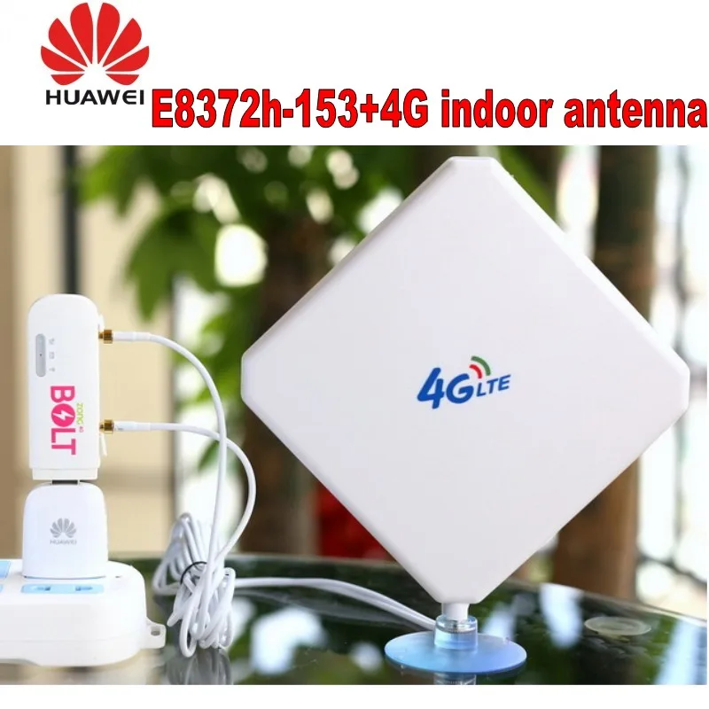 Мобильный автомобильный Wi Fi Модем Huawei E8372H 153 4G LTE разблокированный + 4g антенна|4g