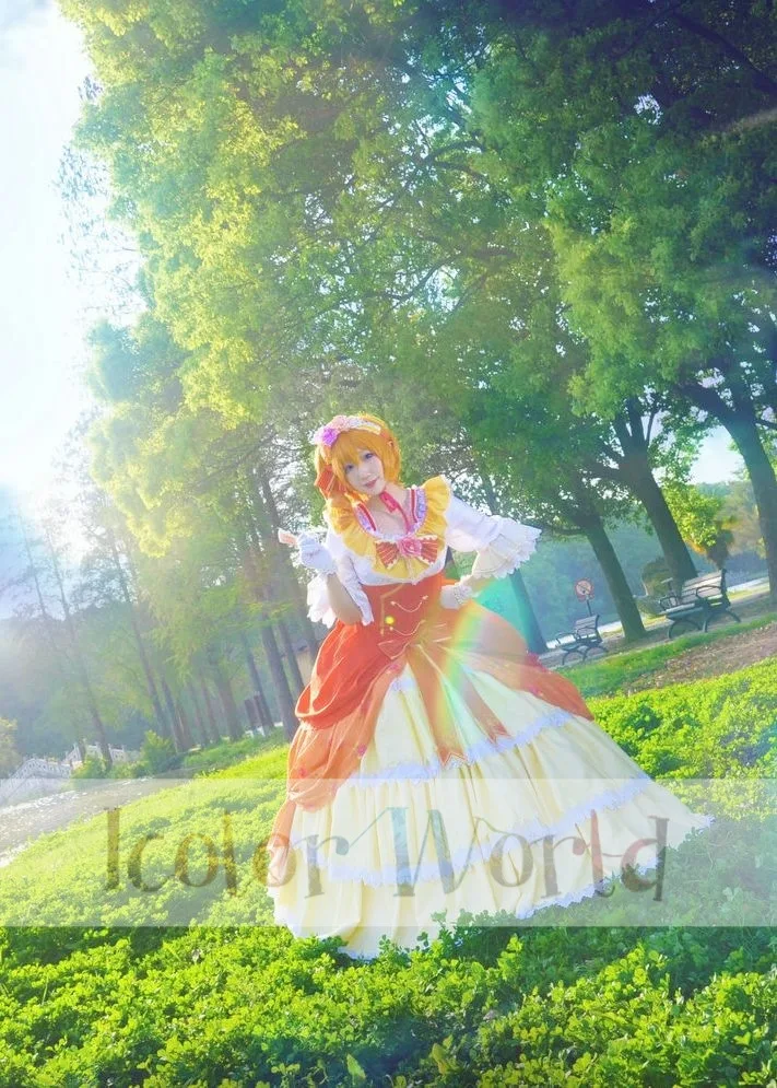 Люблю жить! Honoka Kosaka Ball Ver. Великолепное платье костюм для косплея|cosplay costume|dress