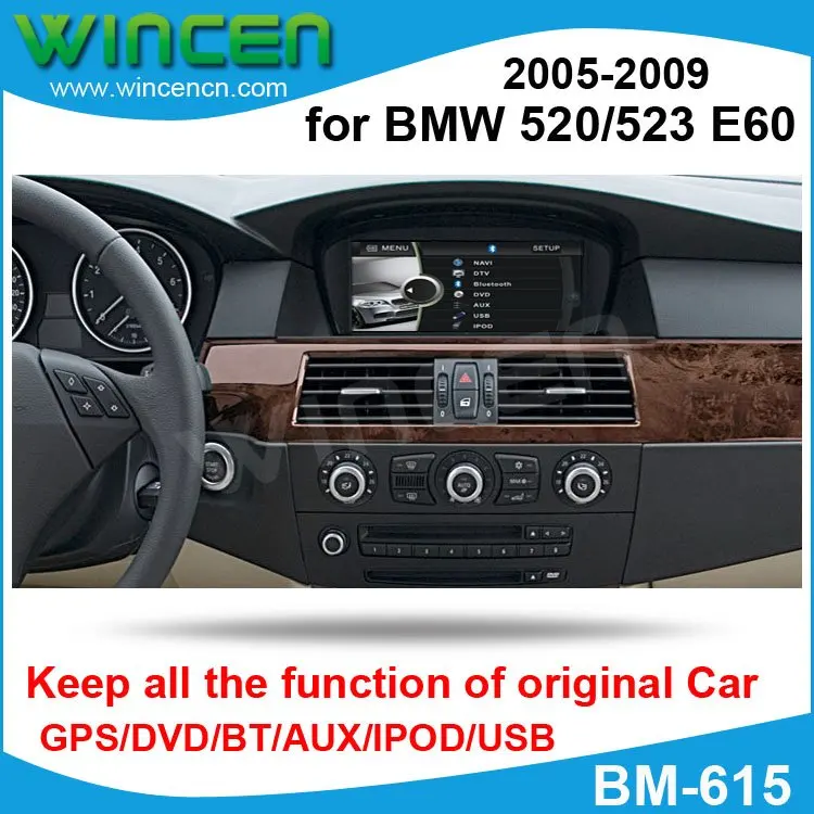 6 5 &quotавтомобильный DVD GPS плеер для BMW 520/523 E60 2005 2009 с BT USB SD IPOD сохраняет оригинальный