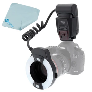 Макрокольцо Meike MK-14EXTC TTL вспышка E-TTL со светодиодной подсветкой AF для Canon 700D 650D 600D 550D 500D 450D 7D 6D 5D Mark ii iii