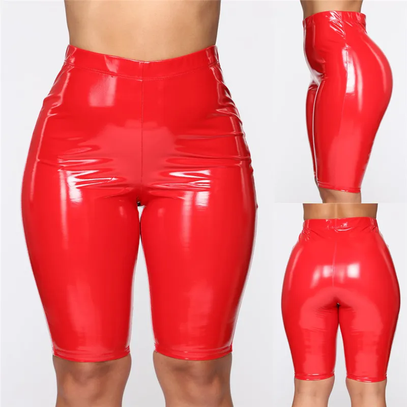 hirigin new fashion Women Cycling leggings female Shiny Dancing Nylon Stretch Gym Yoga Pants skinny Legging ladies solid casual | Женская