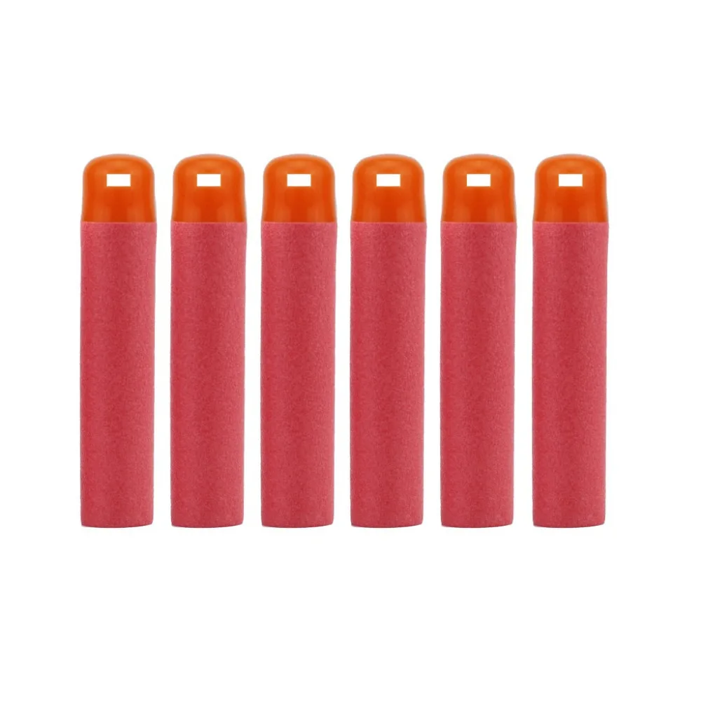 6 шт. красная снайперская винтовка полый мягкий пули из пенопласта для Nerf Mega