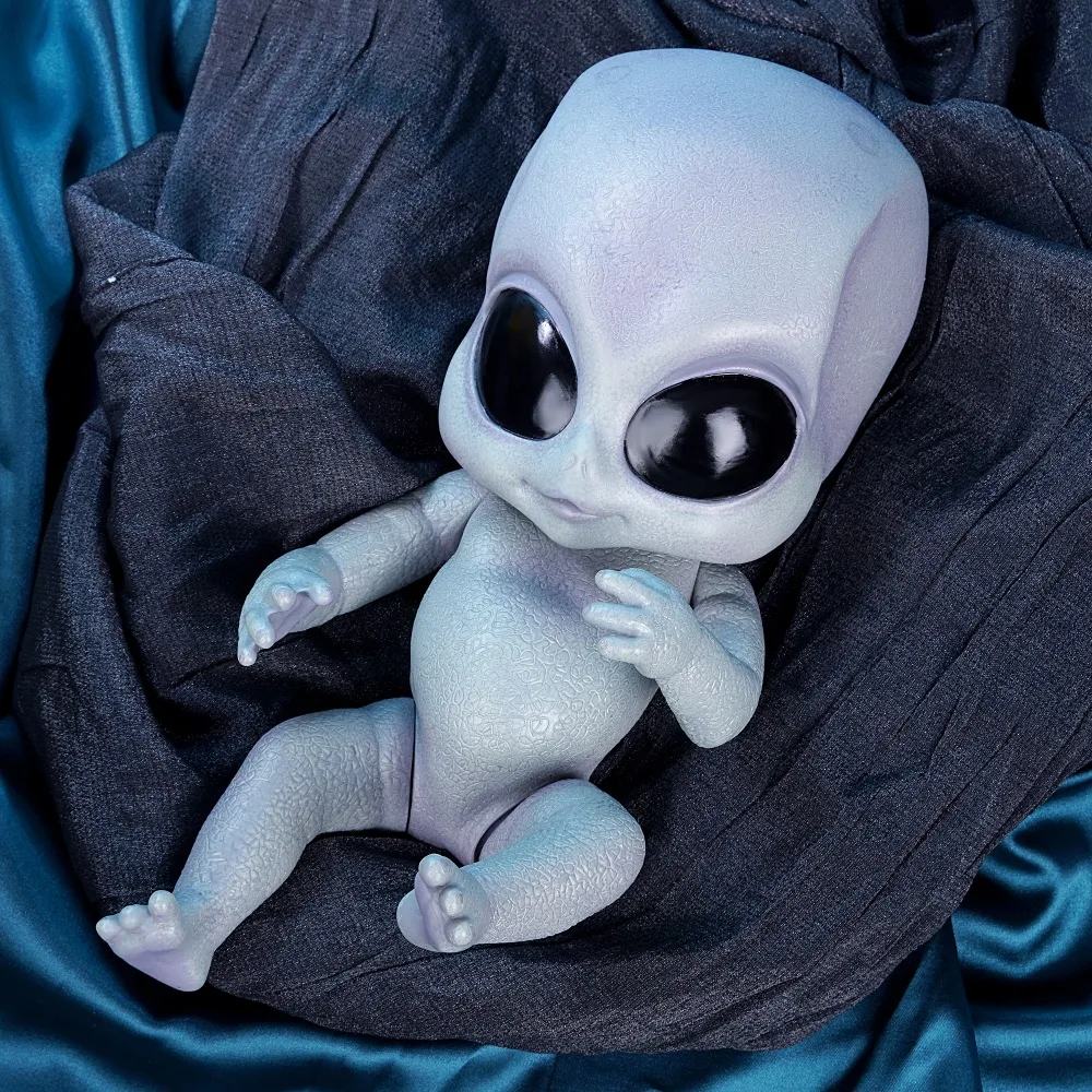 14 дюймовая Реалистичная кукла реборн инопланетянин ручная детальная виниловая