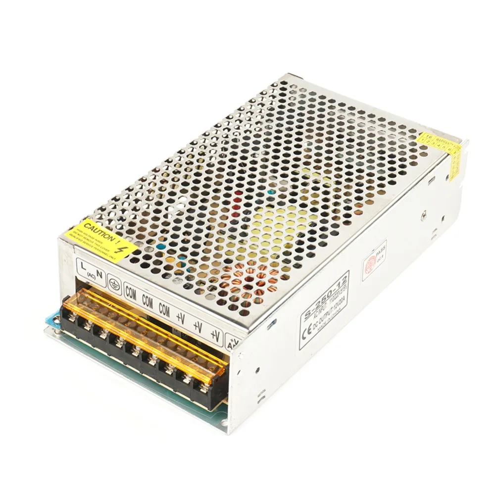 Источник питания DC12V 1A/2A/3A/5A/10A/15A/20/30a импульсный адаптер AC110V 220V трансформатор для