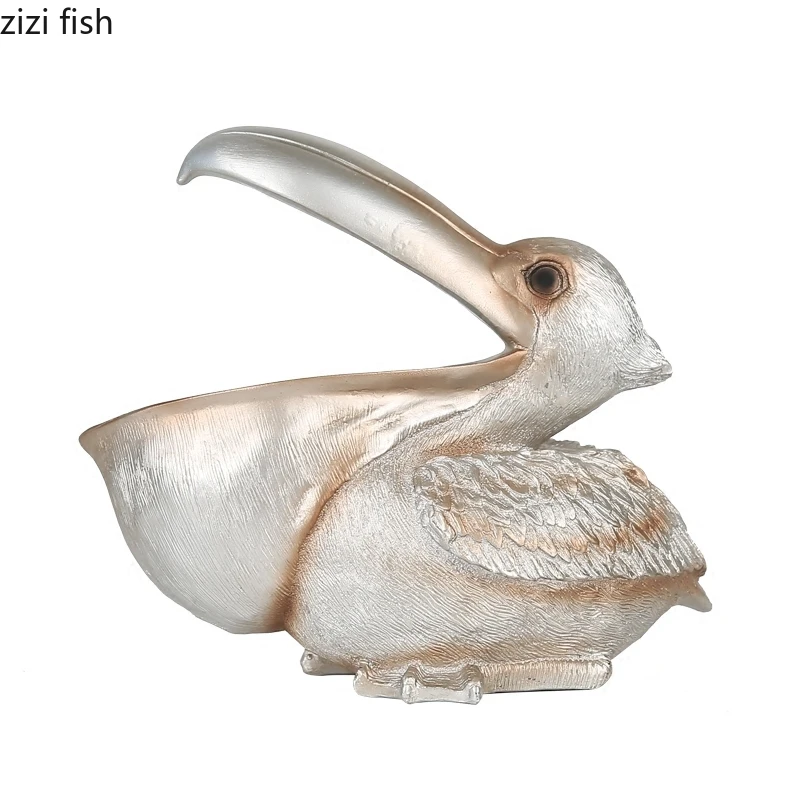 Creative Animal Modeling Resin Adornment Home Desktop Office Decoration Small Ornaments Storage | Дом и сад