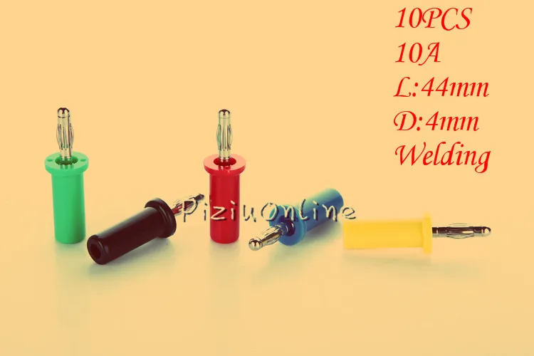 

10PCS/LOT YT178 High quality pure copper 4mm Banana Plug Speaker Amplifier Binding Post pure copper Audio Jack Connector