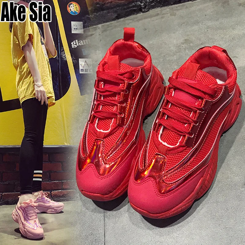 Женская обувь женская с лазером Цвет ослепительный на шнуровке Sapatos Mujer de Zapatos