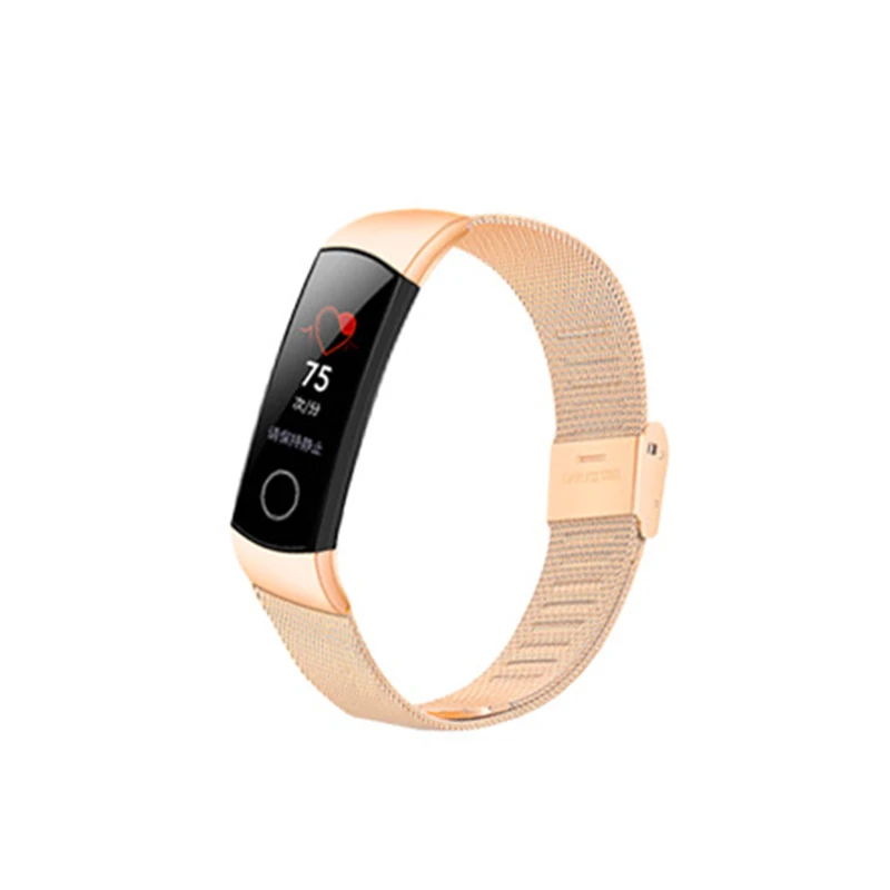 Металлический ремешок для huawei Honor Band 4 5 ремешок умные аксессуары браслет из нержавеющей стали браслет для Honor Band 4 браслет