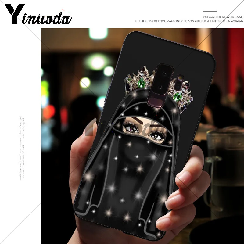A8 Yinuoda мусульман, Gril/глаза корпус под плетенную сумку чехол для телефона для samsung S9 S9 плюс S5 S6 S6edge S6plus S7 S7edge S8 S8plus - Цвет: A8