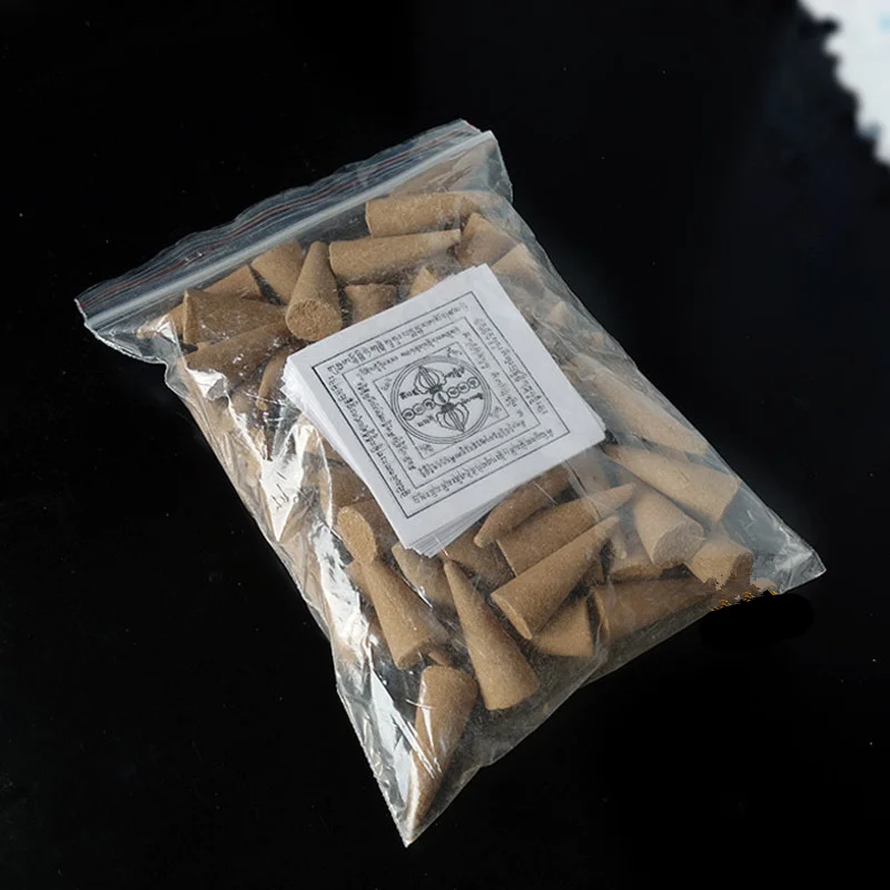 

Natural Constituents Tibetan Buddhism Incense Cones for Tower Temple Home ,Meditation Incense, Buddha Incense Cones
