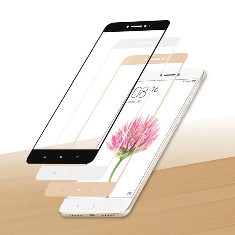 Цветное закаленное стекло с полным покрытием для Xiaomi Redmi 4 Pro 5 4A 4X Xiomi Hongmi Note Mi A1