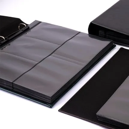 Вместительный высококачественный кожаный фотоальбом может вместить 600