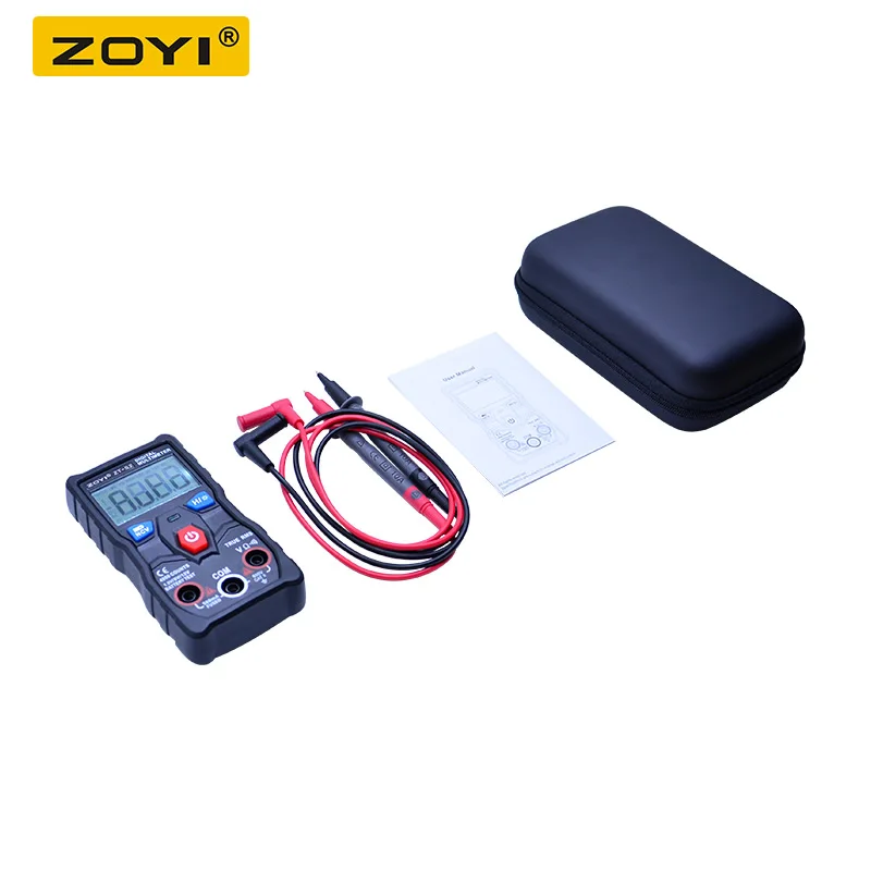 ZOYI ZT S2 цифровой мультиметр тестер Авто начиная true rms Multimetro AC DC 600 в вольтметр +
