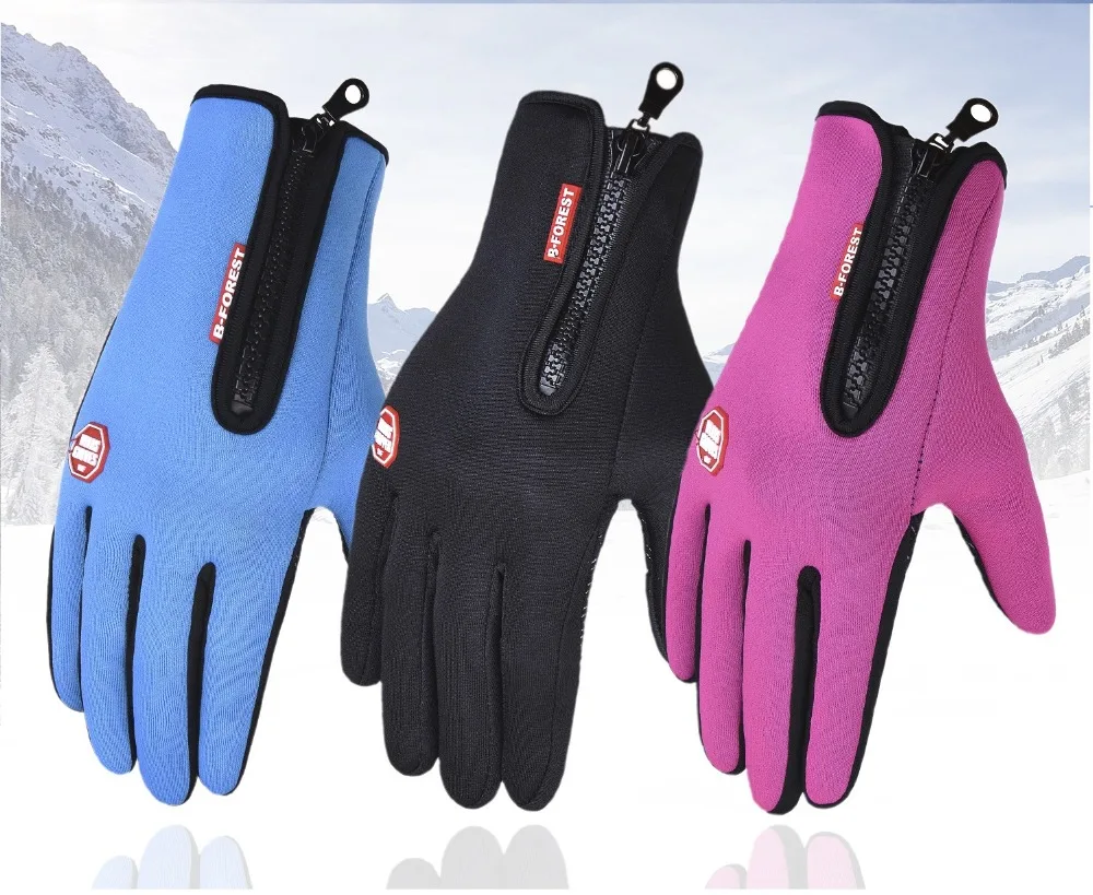 Waterproof touch screen riding gloves MTB road bike full finger fleece windproof anti-wear CS outdoor sports free shipping DH | Спорт и