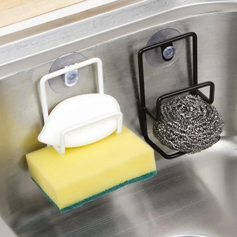 1 шт. настенный всасывания двойной Слои стойки для хранения губка Мыло
