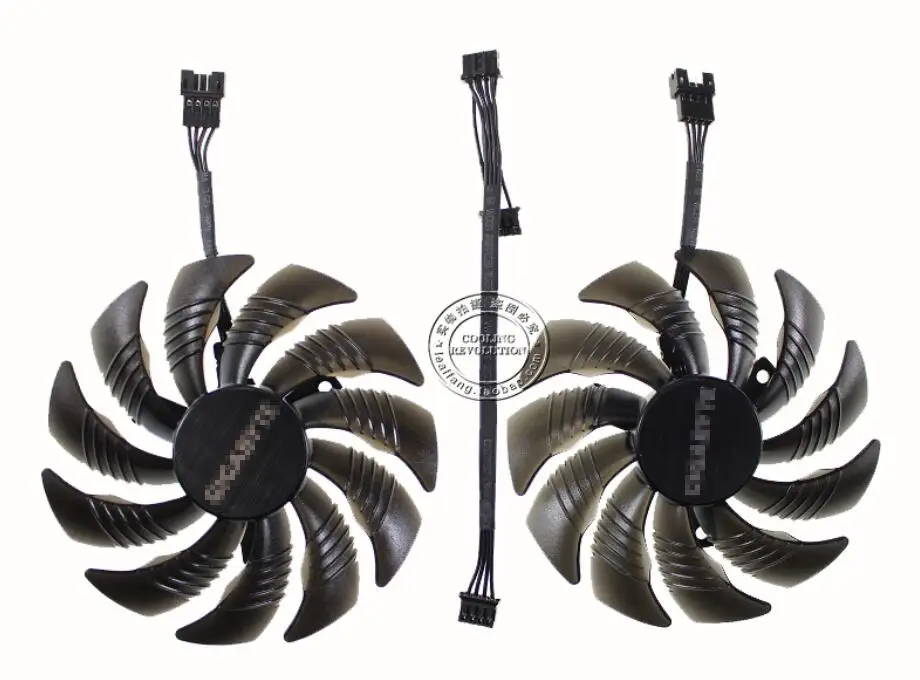 Новинка для Gigabyte GTX1060 GTX1050 GTX 1060 1050 P106 POWER LOGIC PLD09210S12HH 87 мм винты 39 вентилятор