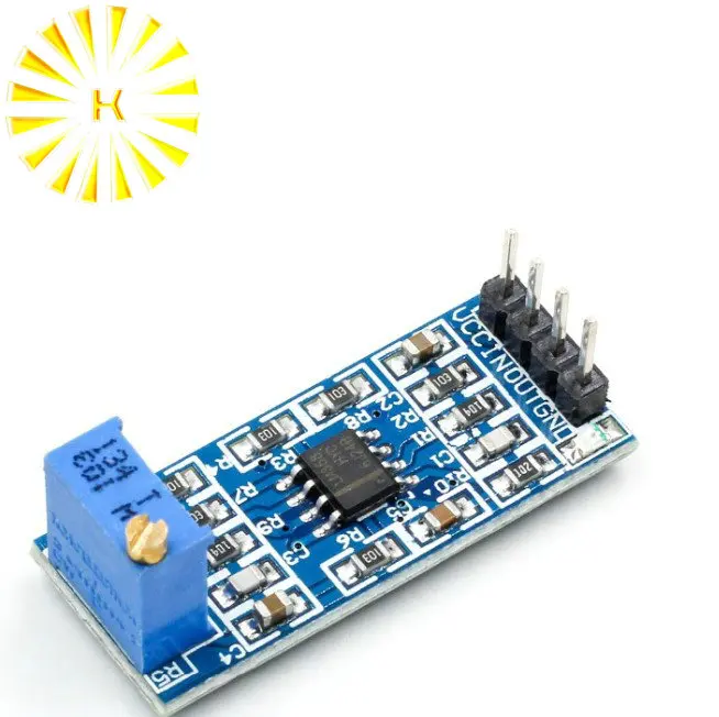 LM358 100 Times Gain Signal Amplification Amplifier Operational Module Directly Input Output 5V-12V Connector | Обустройство дома