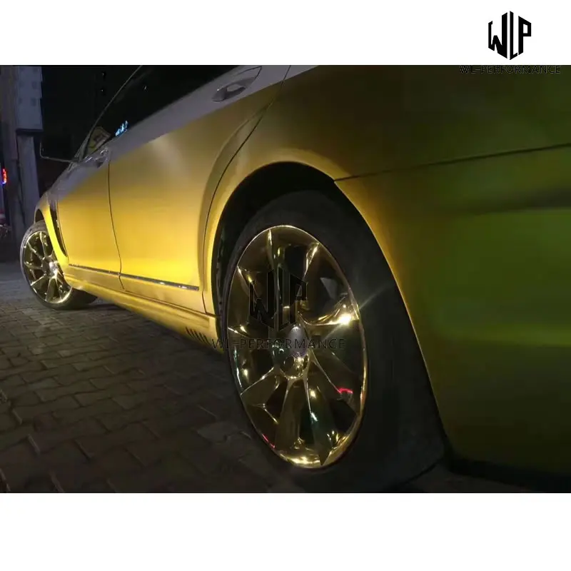 W221 S300 S350 FRP Неокрашенный Комплект кузова автомобиля передний задний бампер
