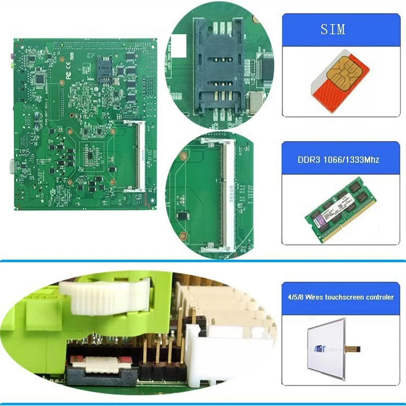 170*170 мм материнская плата intel core i7 3610QM процессор тонкая мини ITX Промышленная