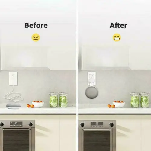 Новый настенный держатель для розетки кронштейн шнура Google Home мини-голосовой