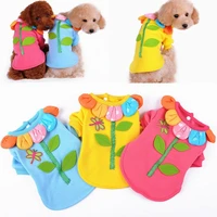 fashion candy colored leaves flowers pets dogs cats clothes autumn and winter dog coat clothing apparel shirts size xs xl