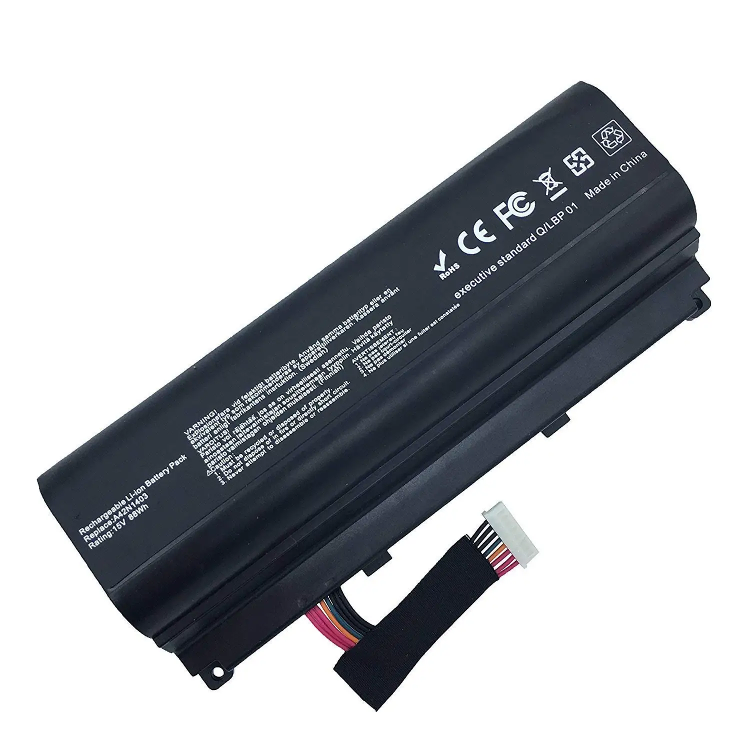 Аккумулятор для ASUS ROG G751JL T7003H G751JT DH72 CA QH72 CB G751JM 0B110 00340000 A42LM93 A42LM9H A42N1403|Аккумуляторы