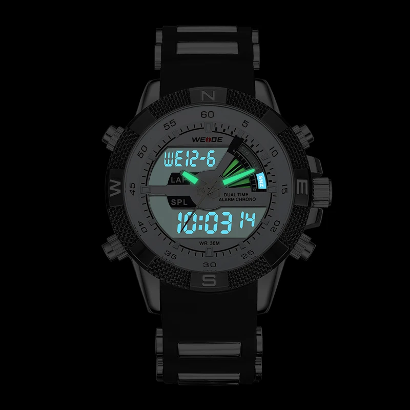 WEIDE мужские часы люксовый бренд модные спортивные кварцевые аналоговые