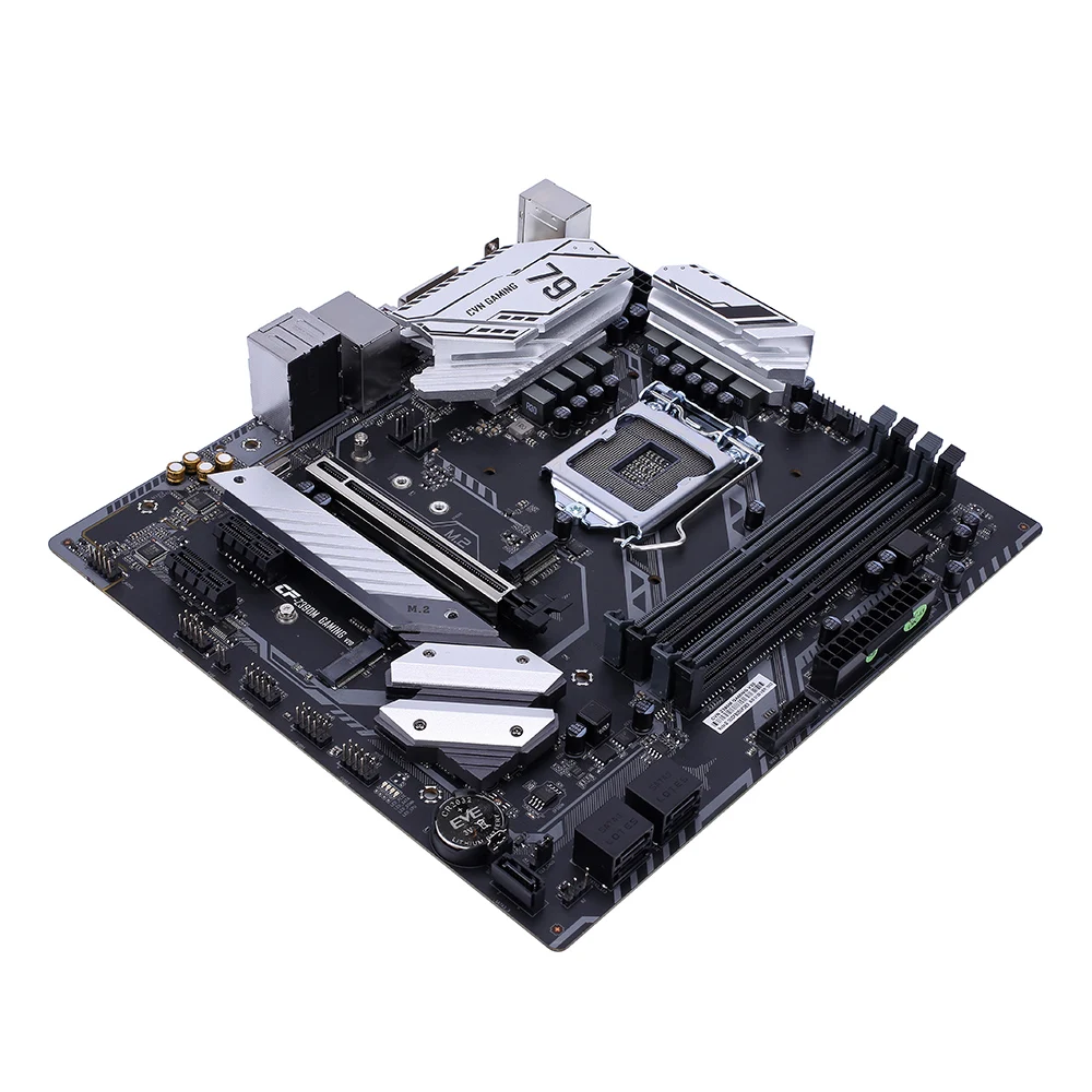Цветная игровая материнская плата CVN Z390M V20 для игр процессор Intel LGA 1151 DDR4 DVI HDMI mATX материнская плата PCI-E 3,0 M.2 для Intel
