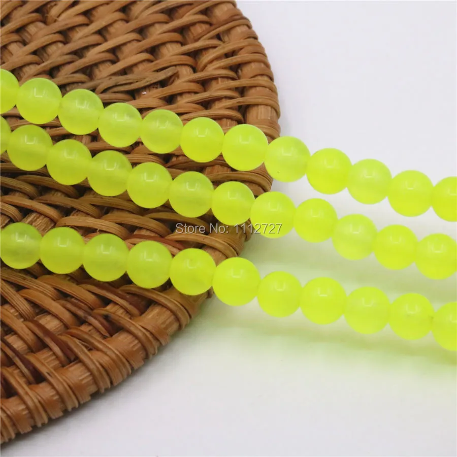 

6mm 8mm Accessories Lemon Malay Beads Loose DIY Semi Finished Stones 15inch Jewelry Making Design Wholesale Women Girls Gifts