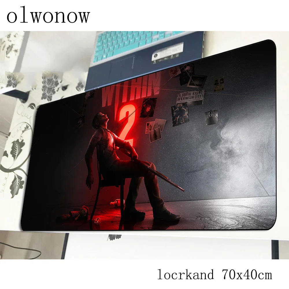 Великолепный игровой коврик для мыши с изображением зла внутри 700x400x2 мм нетбука