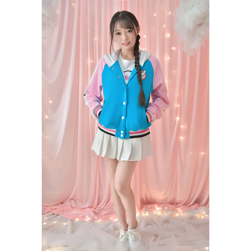D.va OW толстовки Косплей DVA Cosplay costume куртка осенняя хлопковая одежда зимнее пальто